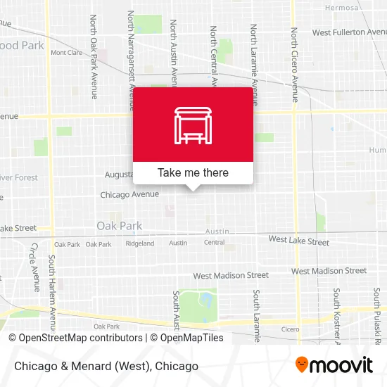 Chicago & Menard (West) map
