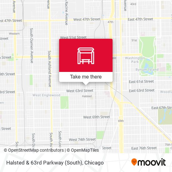Mapa de Halsted & 63rd Parkway (South)
