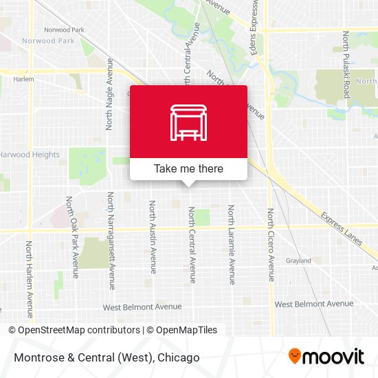 Montrose & Central (West) map