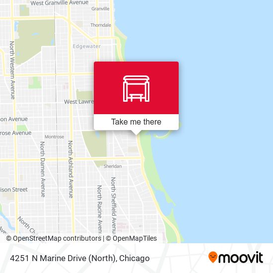 4251 N Marine Drive (North) map