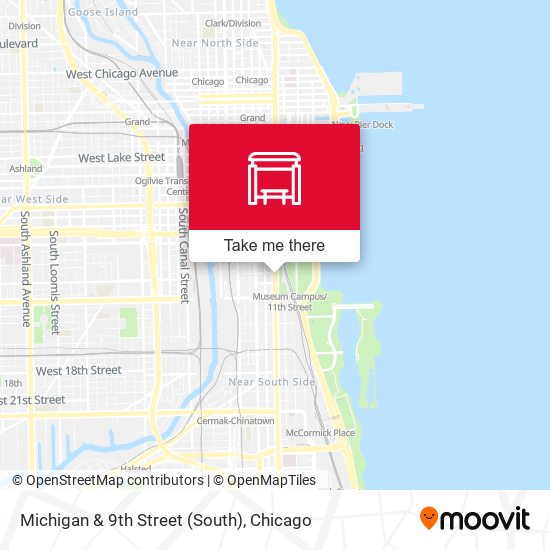 Michigan & 9th Street (South) map