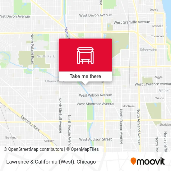 Lawrence & California (West) map