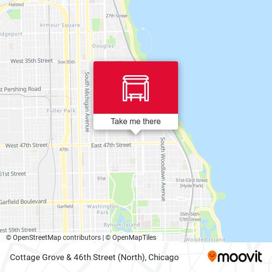 Cottage Grove & 46th Street (North) map