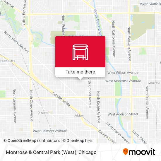 Montrose & Central Park (West) map