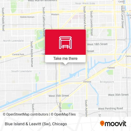 Blue Island & Leavitt (Sw) map