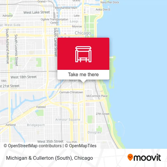 Michigan & Cullerton (South) map
