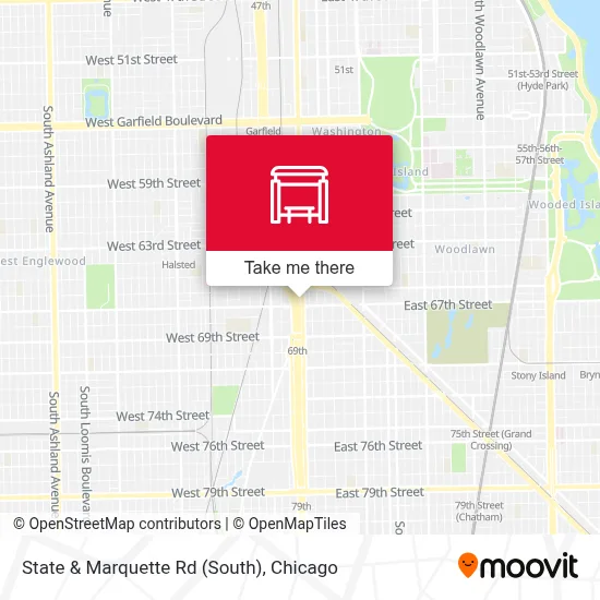 State & Marquette Rd (South) map