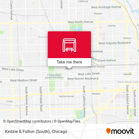 Kedzie & Fulton (South) map