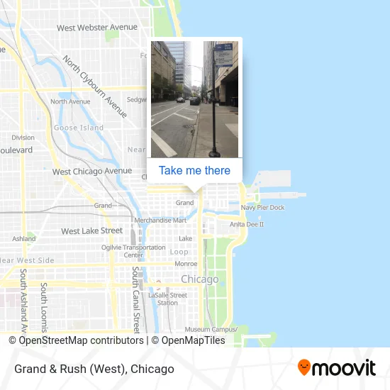 Grand & Rush (West) map