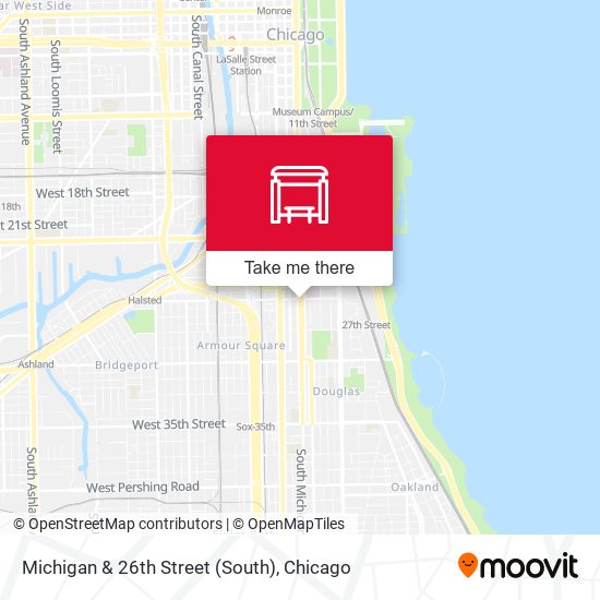 Michigan & 26th Street (South) map