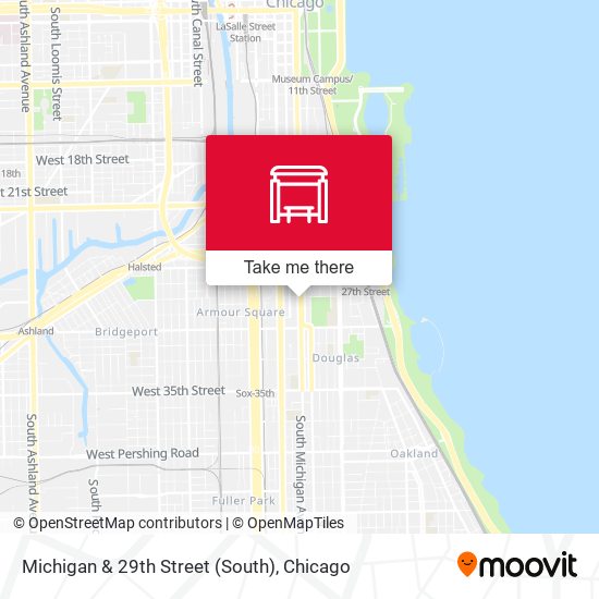 Michigan & 29th Street (South) map