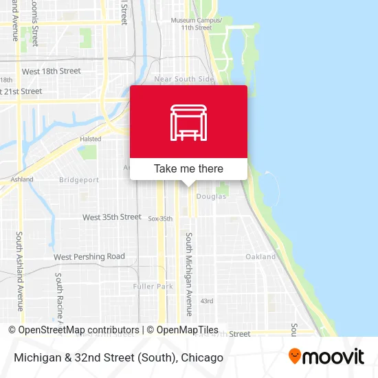 Michigan & 32nd Street (South) map
