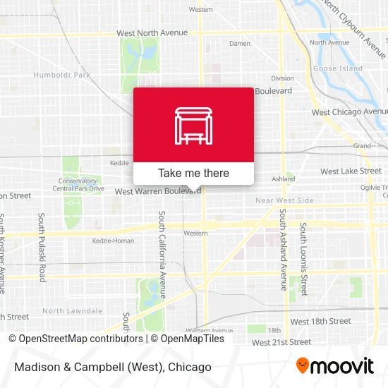 Madison & Campbell (West) map