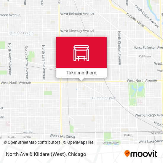 Mapa de North Ave & Kildare (West)