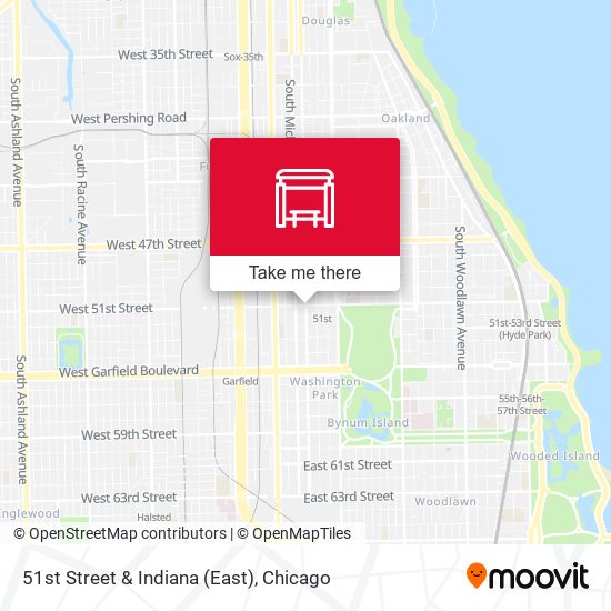 51st Street & Indiana (East) map