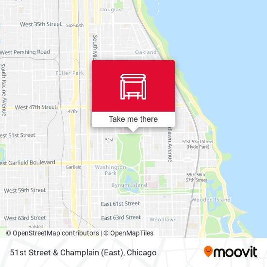 51st Street & Champlain (East) map