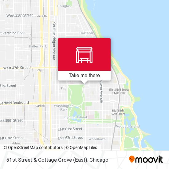 51st Street & Cottage Grove (East) map