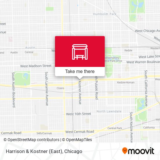 Harrison & Kostner (East) map