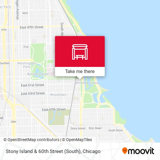 Stony Island & 60th Street (South) map