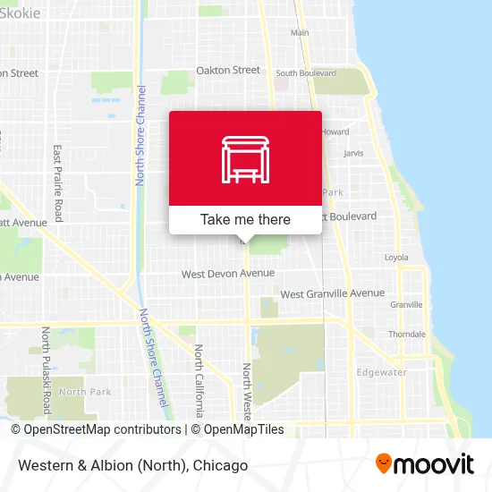 Western & Albion (North) map