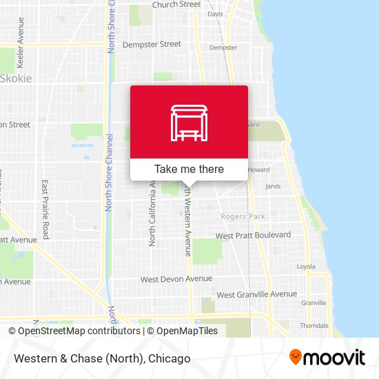 Western & Chase (North) map