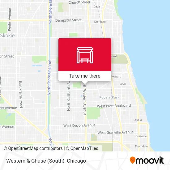 Western & Chase (South) map