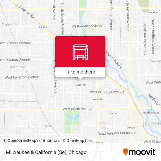 Mapa de Milwaukee & California (Se)