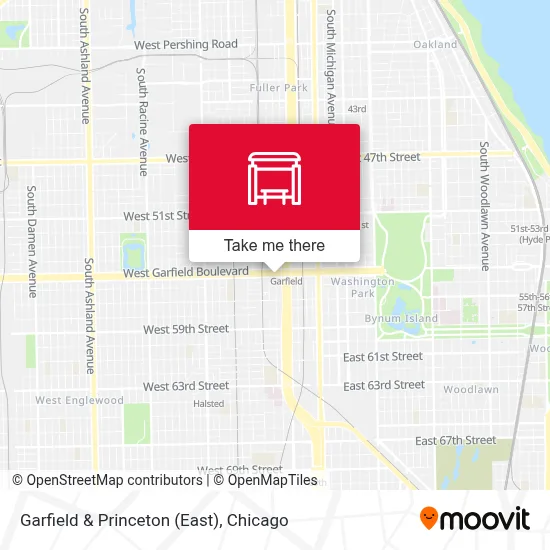 Garfield & Princeton (East) map