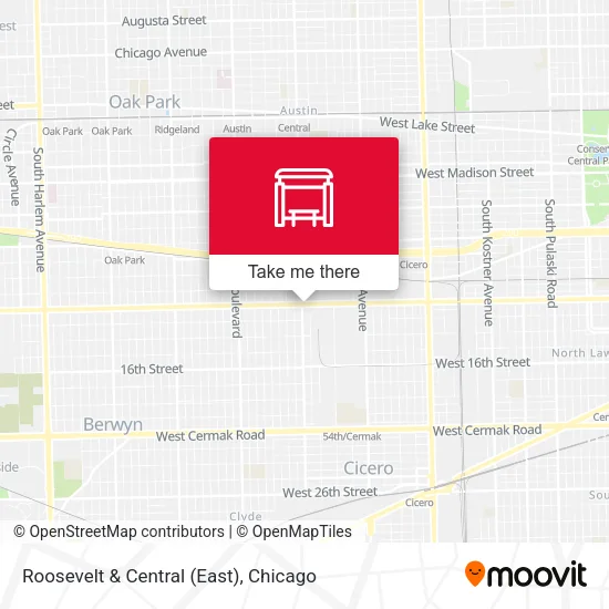 Roosevelt & Central (East) map