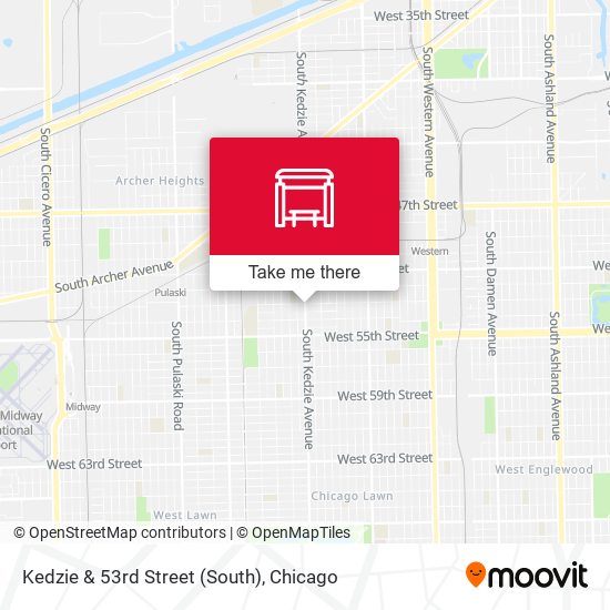 Kedzie & 53rd Street (South) map