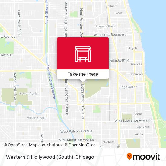 Mapa de Western & Hollywood (South)