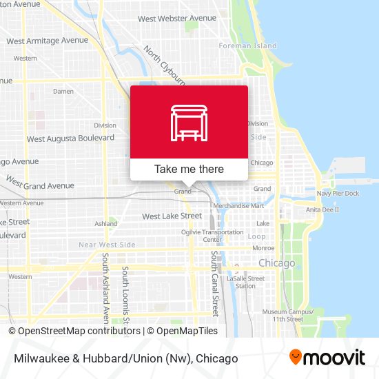 Milwaukee & Hubbard/Union (Nw) map