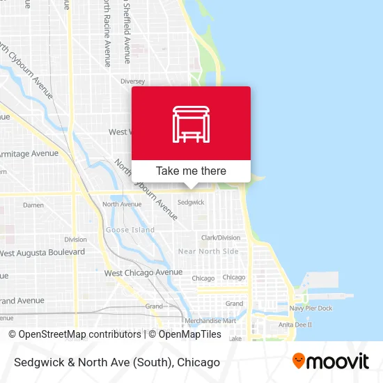 Sedgwick & North Ave (South) map