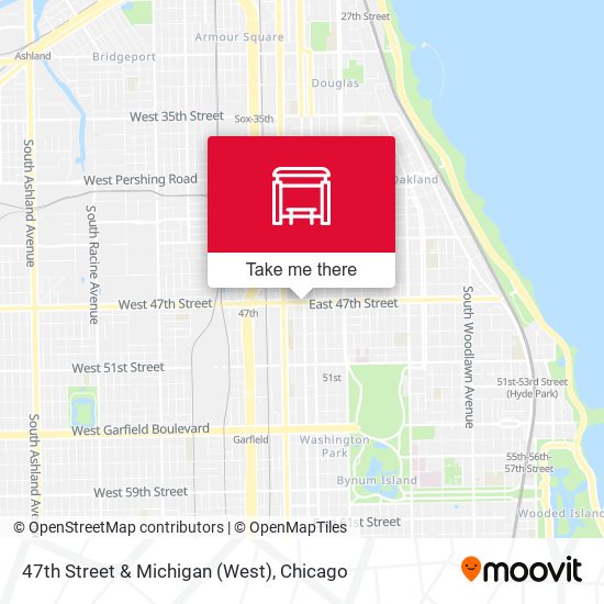 47th Street & Michigan (West) map