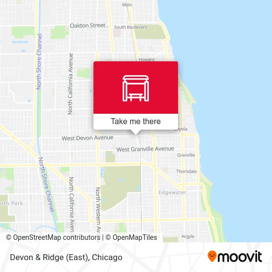 Devon & Ridge (East) map