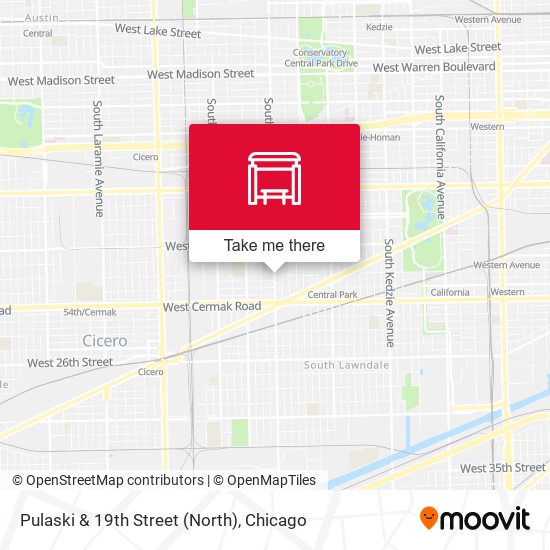 Pulaski & 19th Street (North) map