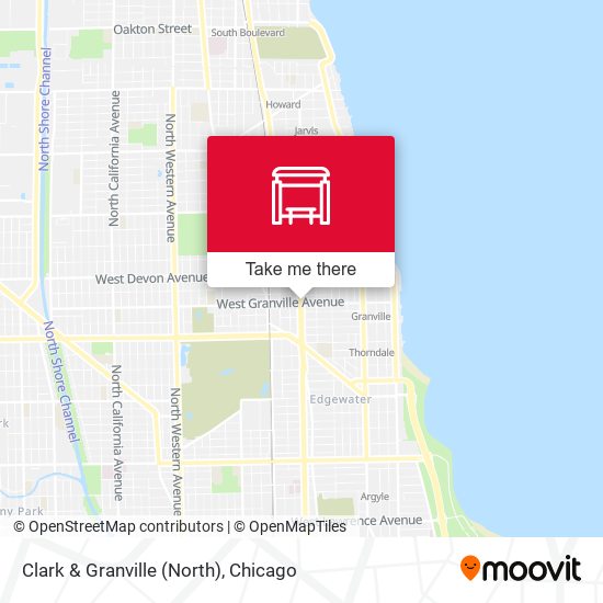 Clark & Granville (North) map