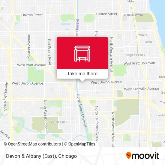 Devon & Albany (East) map