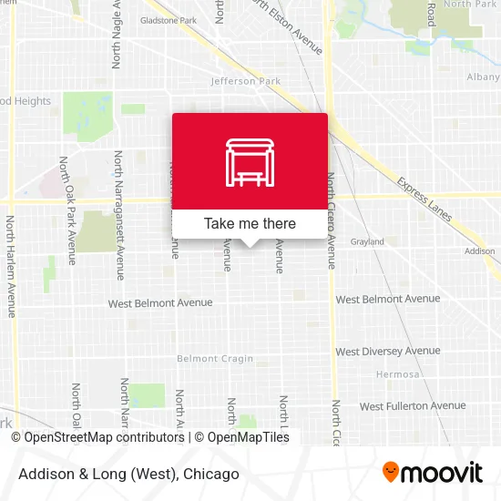 Addison & Long (West) map