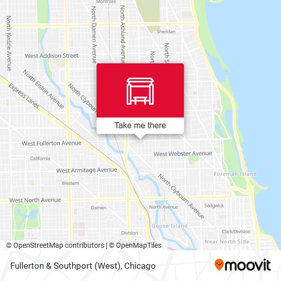 Fullerton & Southport (West) map