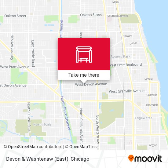 Devon & Washtenaw (East) map