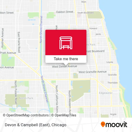 Devon & Campbell (East) map