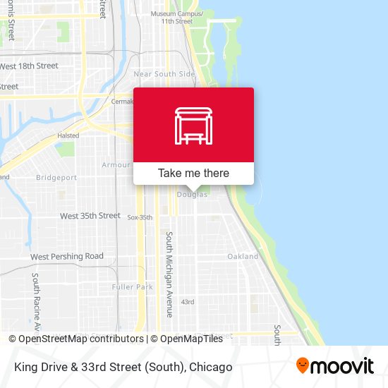 King Drive & 33rd Street (South) map