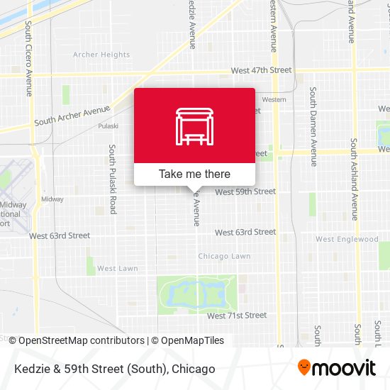 Kedzie & 59th Street (South) map