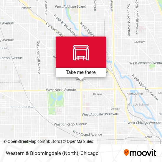 Mapa de Western & Bloomingdale (North)