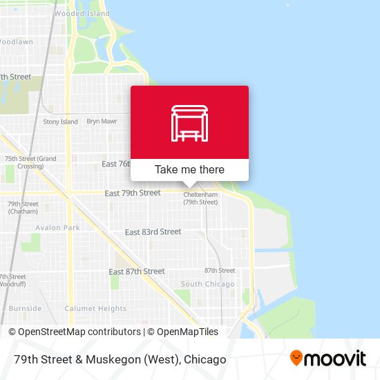 79th Street & Muskegon (West) map