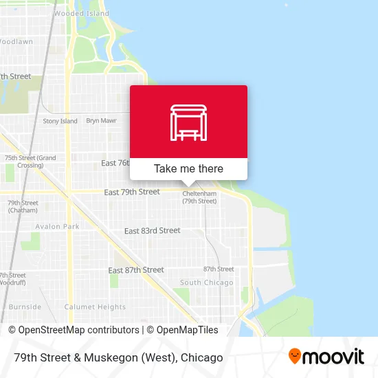 79th Street & Muskegon (West) map