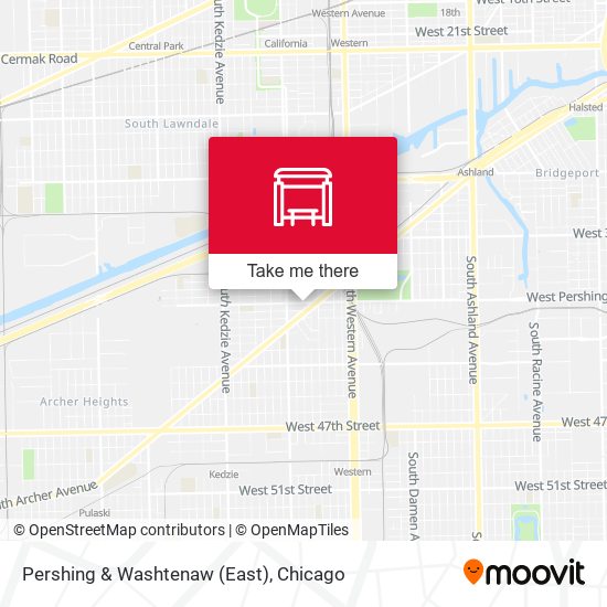 Mapa de Pershing & Washtenaw (East)