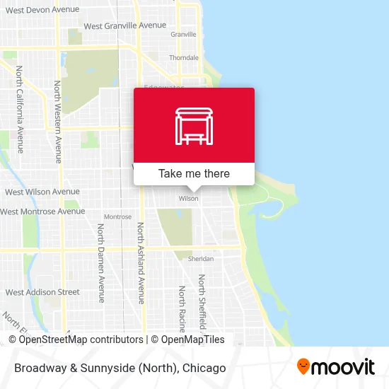 Broadway & Sunnyside (North) map