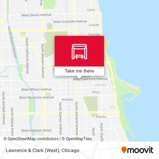 Lawrence & Clark (West) map